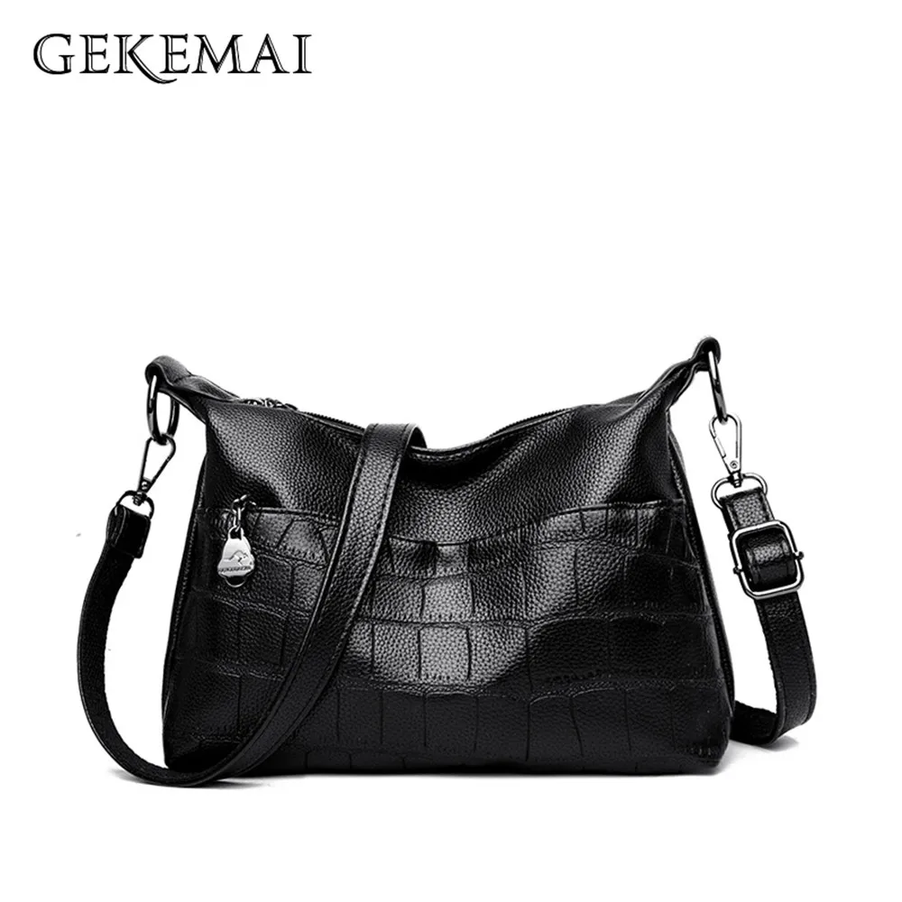 High Quality Leather Stone Pattern Ladies Bag Pure Color Simple Ladies Crossbody Bag Fashion Ladies Shoulder Bag Bolso Mujer
High Quality Leather Stone Pattern Ladies Bag Pure Color Simple Ladies Crossbody Bag Fashion Ladies Shoulder Bag Bolso Mujer