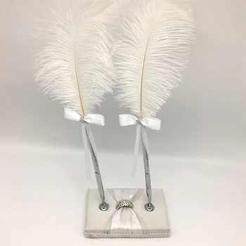 Feather Wedding Signature Pen Set Wedding Decor Supplies for Guest Book Wedding Signing Pen with Starfis Pattern Pen Holder
Feather Wedding Signature Pen Set Wedding Decor Supplies for Guest Book Wedding Signing Pen with Starfis Pattern Pen Holder