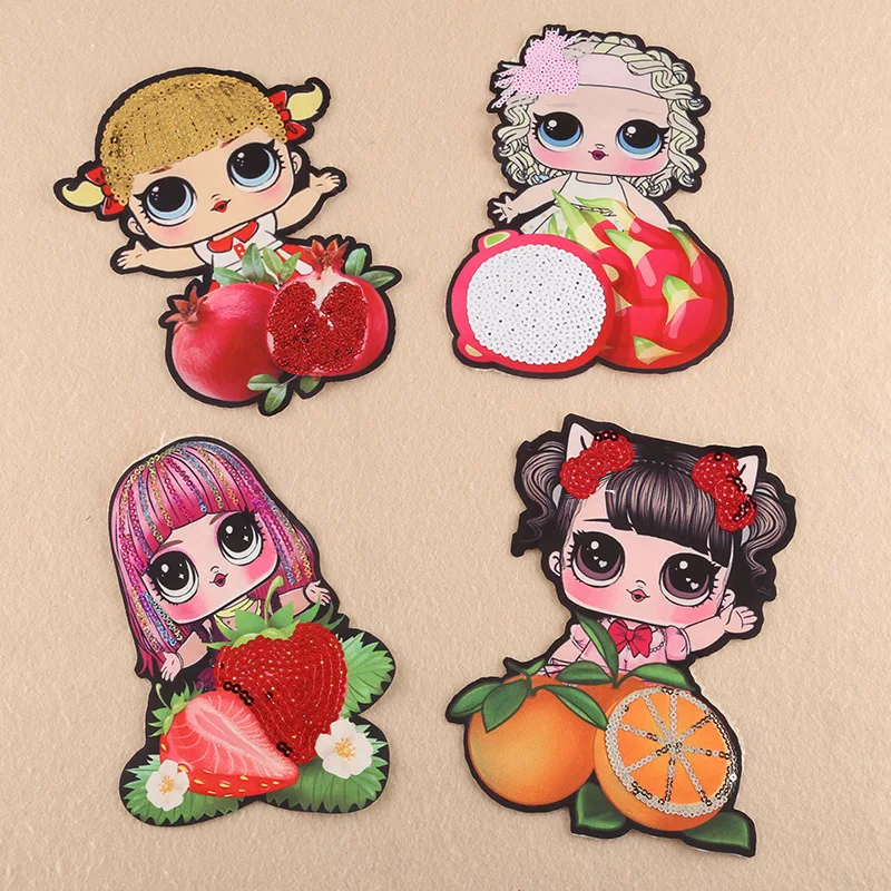 Cartoon Girl Stripe Sequin Patches for Clothing Hand Sewing on Sticker Patch on Clothes Embroidered Patches for Badge Applique G
Cartoon Girl Stripe Sequin Patches for Clothing Hand Sewing on Sticker Patch on Clothes Embroidered Patches for Badge Applique G