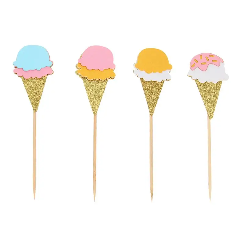 4pcs Cake Toppers Ice Cream Cartoon Adorable Paper Cupcake Toppers Fruit Picks Cake Picks Party Supplies For Wedding Birthday
4pcs Cake Toppers Ice Cream Cartoon Adorable Paper Cupcake Toppers Fruit Picks Cake Picks Party Supplies For Wedding Birthday