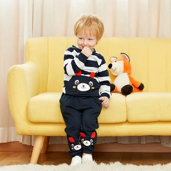 PatPat 2020 New Spring and Autumn Baby / Toddler Lovely Bear Striped Sweatshirt and Pants Set for KIds Boy Sets Clothes
PatPat 2020 New Spring and Autumn Baby / Toddler Lovely Bear Striped Sweatshirt and Pants Set for KIds Boy Sets Clothes