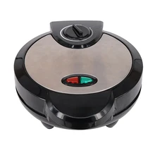Top vente 220V électrique gaufres fabricant entièrement automatique fabricant bricolage beignet oeuf rouleau glace cône Machine ménage Muffin Machine(China)