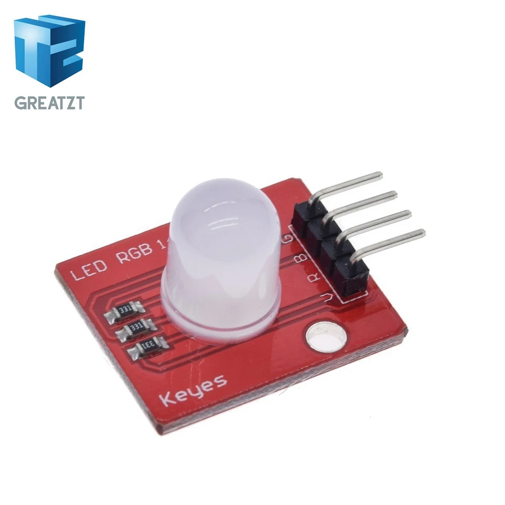 GREATZT 10mm Full Color RGB LED Module140C5 Electronic Building Blocks for Arduinos DIY Starter Kit
GREATZT 10mm Full Color RGB LED Module140C5 Electronic Building Blocks for Arduinos DIY Starter Kit