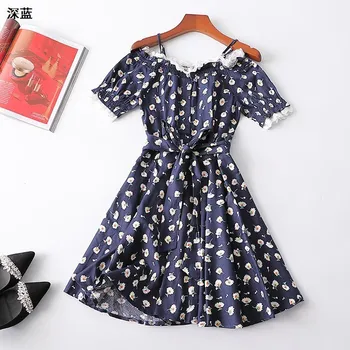 New summer of 211662 female word zipper printing condole belt dress with short sleeves 
New summer of 211662 female word zipper printing condole belt dress with short sleeves