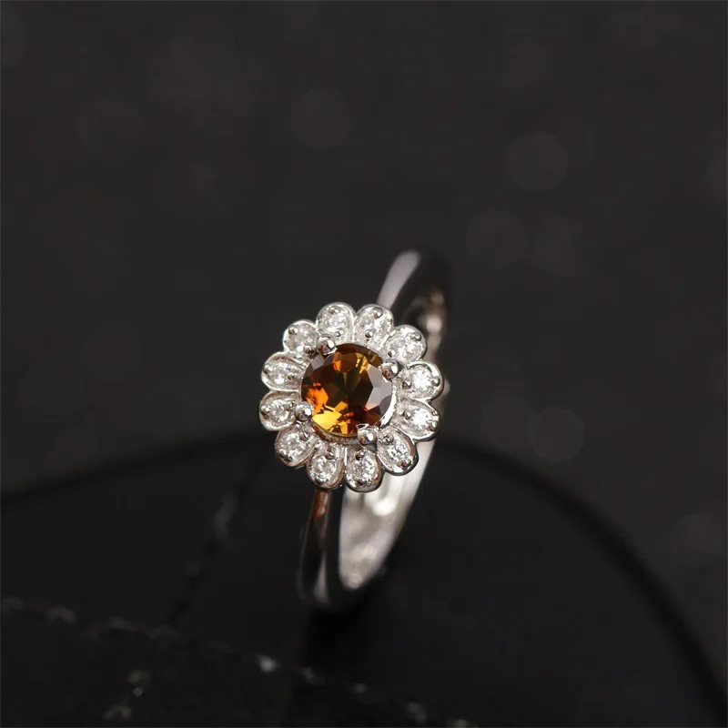 Natural Gem Ring Women's 925 Silver Plated 18k Gold with Tourmaline Ring-Style Multicolored Rings Hand Jewelry
Natural Gem Ring Women's 925 Silver Plated 18k Gold with Tourmaline Ring-Style Multicolored Rings Hand Jewelry