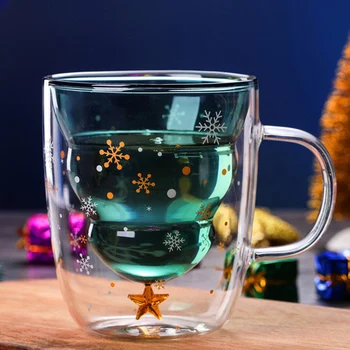 Christmas Tree Glass Cup Christmas Tree Star Mugs High Temperature Cup Innovative Double Water Double Wall Cup Christmas Gifts
Christmas Tree Glass Cup Christmas Tree Star Mugs High Temperature Cup Innovative Double Water Double Wall Cup Christmas Gifts