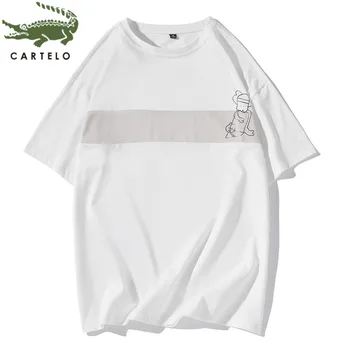 CARTELO men's clothing summer new fashion casual simple round neck cotton printed breathable comfortable T-shirt
CARTELO men's clothing summer new fashion casual simple round neck cotton printed breathable comfortable T-shirt