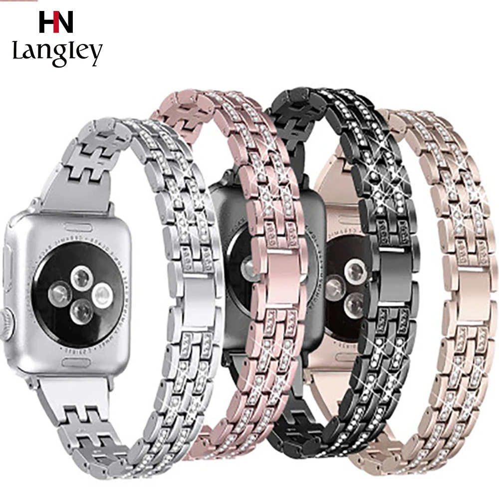 

Steel Loop Strap For Apple Watch band pulseira apple watch 4 5 3 band 44mm/40mm iwatch 5 42mm 38mm correa watchband bracelet