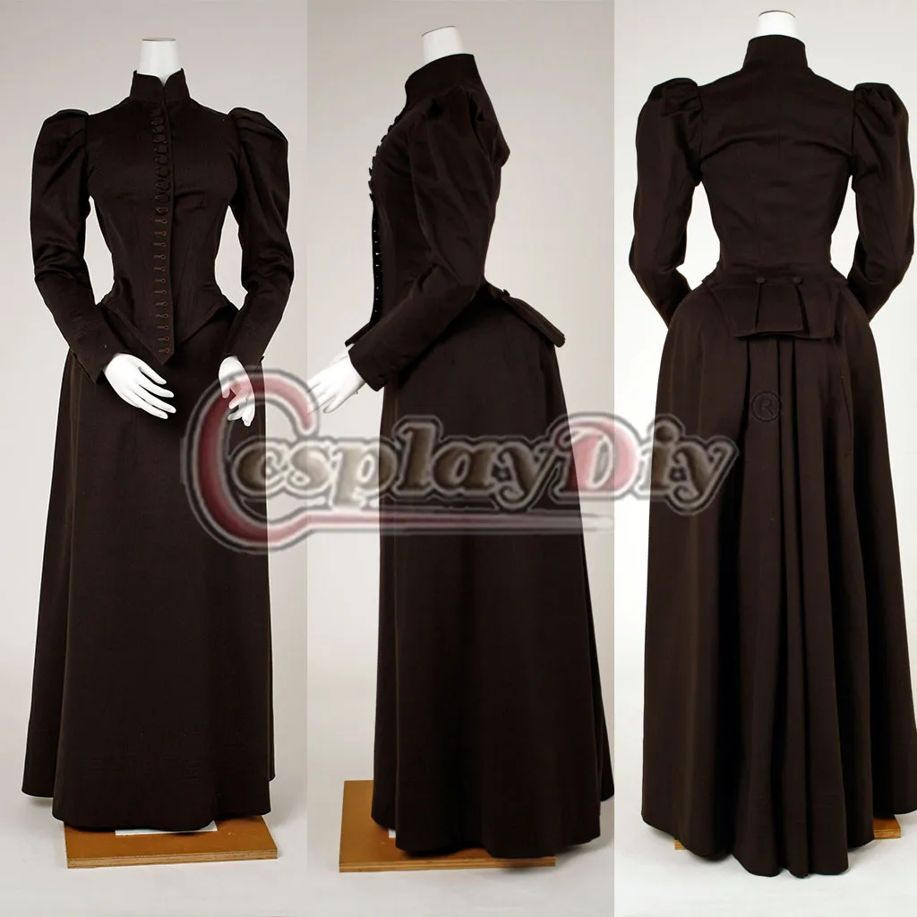 Cosplaydiy Medieval Victorian Black Top Skirt Suit Victorian Europ Women Evening Outfit Suit L320
Cosplaydiy Medieval Victorian Black Top Skirt Suit Victorian Europ Women Evening Outfit Suit L320