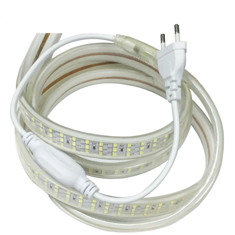 LED Strip 220V 276Leds/m SMD 2835 220 V Volt Waterproof IP67 Three Row UV LED Tape Rope Light Warm White Home Decoration Lights
LED Strip 220V 276Leds/m SMD 2835 220 V Volt Waterproof IP67 Three Row UV LED Tape Rope Light Warm White Home Decoration Lights