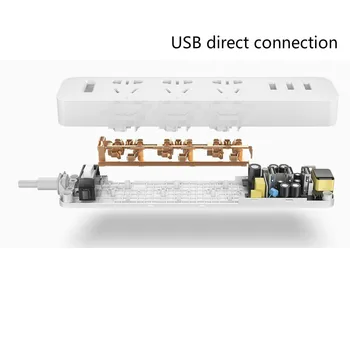 Original Xiaomi Smart Home Electronic Power Strip Socket Fast Charging 3 USB + 3 Sockets Standard Plug Interface Extension EU UK
Original Xiaomi Smart Home Electronic Power Strip Socket Fast Charging 3 USB + 3 Sockets Standard Plug Interface Extension EU UK