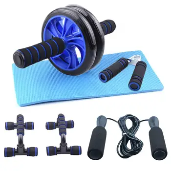 6-in-1 AB Wheel Roller Push Up Bar Jump Rope Fitness Workout Trainer Abdominal Gym Set Multi-part exercise accessory set
6-in-1 AB Wheel Roller Push Up Bar Jump Rope Fitness Workout Trainer Abdominal Gym Set Multi-part exercise accessory set
