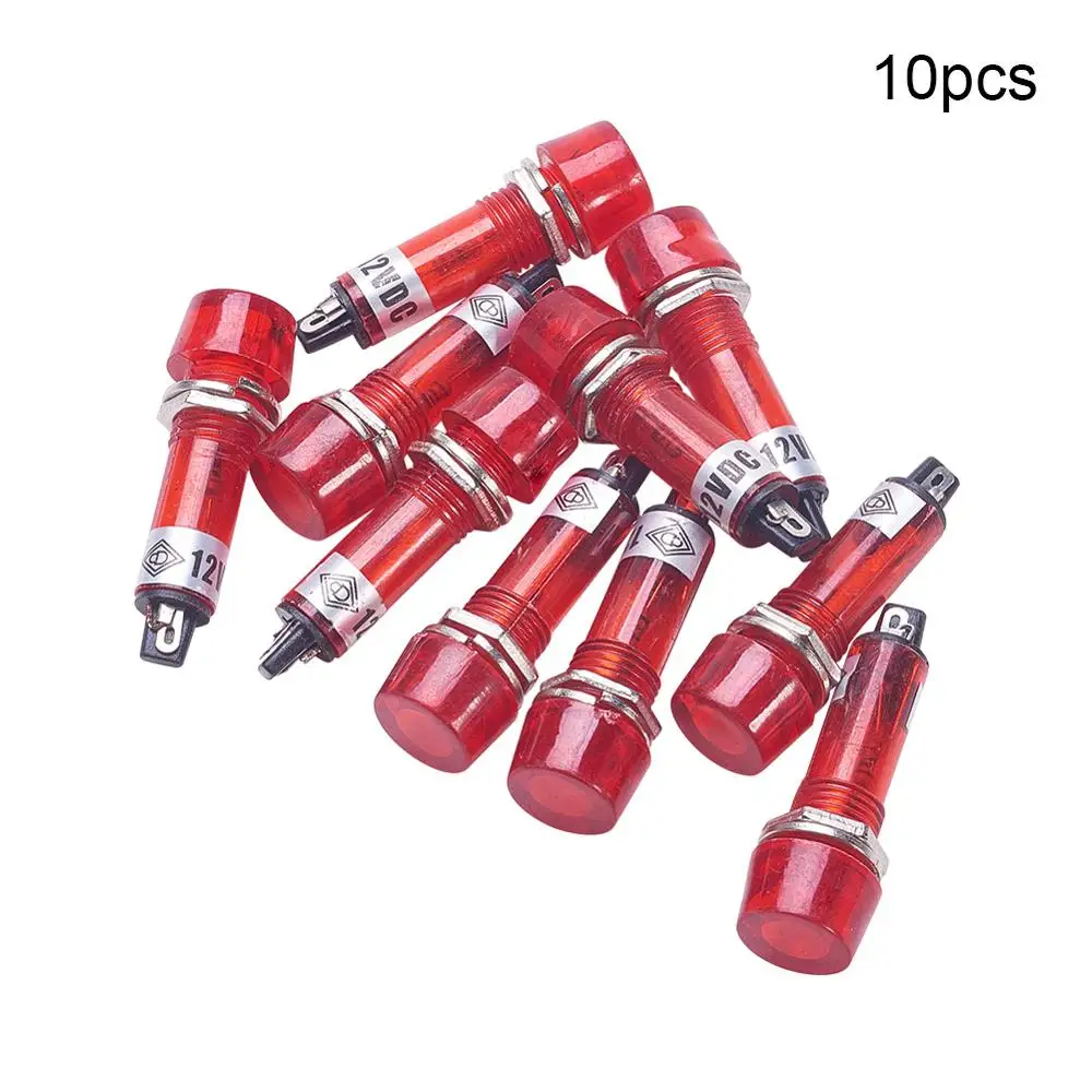 Othmro High Quality 10PCS MXD10-3 LED Plastic Indicator Waterproof Signal Power 12V Red Lights Round Head Indicator
Othmro High Quality 10PCS MXD10-3 LED Plastic Indicator Waterproof Signal Power 12V Red Lights Round Head Indicator