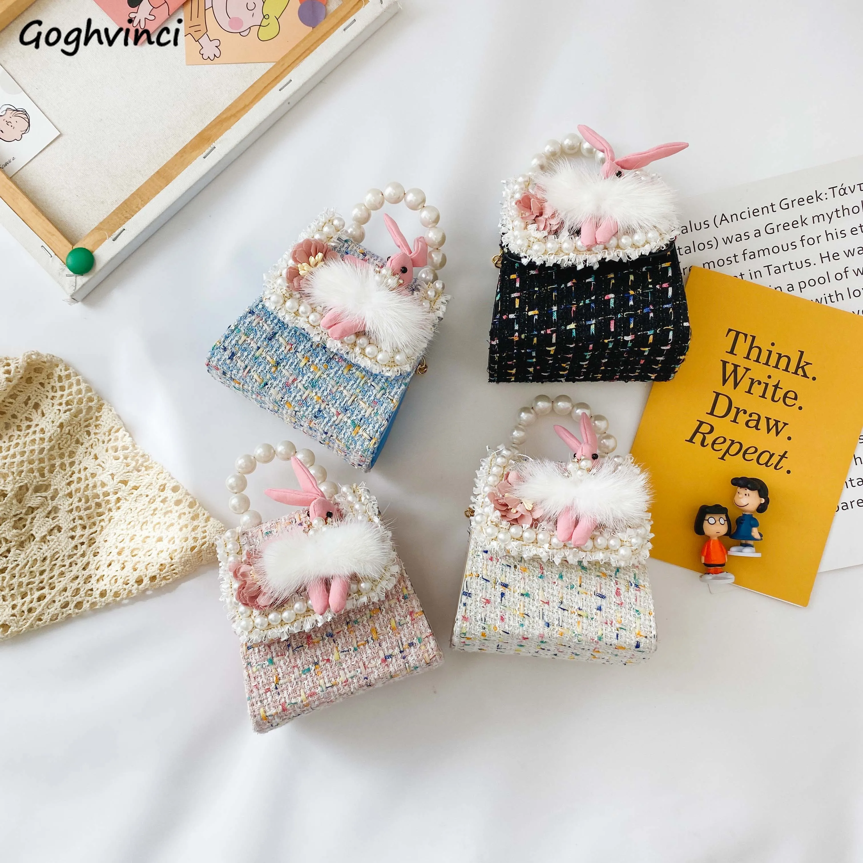 Kids Crossbody Bags Mini Wool Pearl Designed All-match Korean Style Girls Princess Chic Cross Body Chain Strap New Stylish Ins
Kids Crossbody Bags Mini Wool Pearl Designed All-match Korean Style Girls Princess Chic Cross Body Chain Strap New Stylish Ins