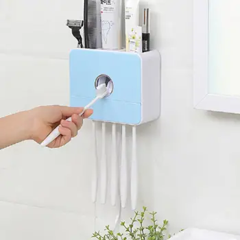 Durable Toothbrush Storage Holder Disinfecting Toothpaste Squeezer Wall Mount Dispenser Made from eco-friendly ABS, harmless to
Durable Toothbrush Storage Holder Disinfecting Toothpaste Squeezer Wall Mount Dispenser Made from eco-friendly ABS, harmless to