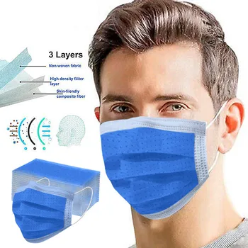 Disposable Face Mask A Box 30pcs Adult's Three-Layer Protective Dust-Proof Soild color Air Purifying Face Mask cover Anti-Dust
Disposable Face Mask A Box 30pcs Adult's Three-Layer Protective Dust-Proof Soild color Air Purifying Face Mask cover Anti-Dust