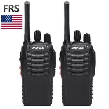 2PCS BAOFENG BF-88A FRS UHF462-467MHz License-Free Radio Walkie Talkie 16-Channel Two Way Radio with Earpiece, LED Flashlight
2PCS BAOFENG BF-88A FRS UHF462-467MHz License-Free Radio Walkie Talkie 16-Channel Two Way Radio with Earpiece, LED Flashlight