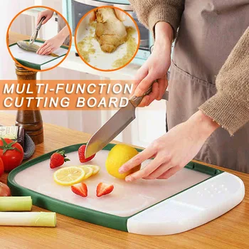 Multifunction Double-Sided Cutting Board Anti-Microbial Cut Drain for Kitchen K888
Multifunction Double-Sided Cutting Board Anti-Microbial Cut Drain for Kitchen K888