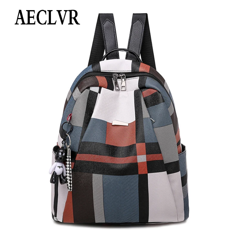 New Fashion Plaid Style Backpack for Women Multi Pocket Travel Backpacks Female School Bag for Teenage Girls Book Mochila AECLVR
New Fashion Plaid Style Backpack for Women Multi Pocket Travel Backpacks Female School Bag for Teenage Girls Book Mochila AECLVR