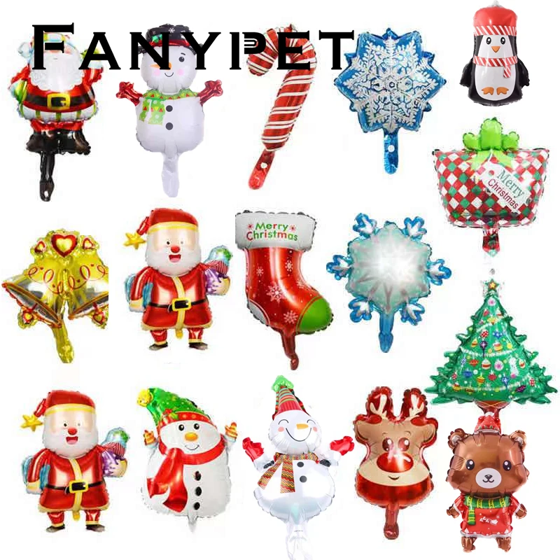 50pcs/set Mini Size Merry Christmas Day Foil Balloons Snowman Santa Claus Christmas Tree Decoration Xmas Party Supplies Globos
50pcs/set Mini Size Merry Christmas Day Foil Balloons Snowman Santa Claus Christmas Tree Decoration Xmas Party Supplies Globos