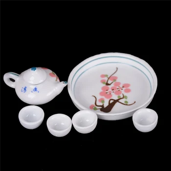 1 Set Dollhouse 1:12 MiniatureTableware Mini Cute Coffee Tea Set Porcelain Dish Pot Tray Cups Teapot Kitchen Flower Printing
1 Set Dollhouse 1:12 MiniatureTableware Mini Cute Coffee Tea Set Porcelain Dish Pot Tray Cups Teapot Kitchen Flower Printing