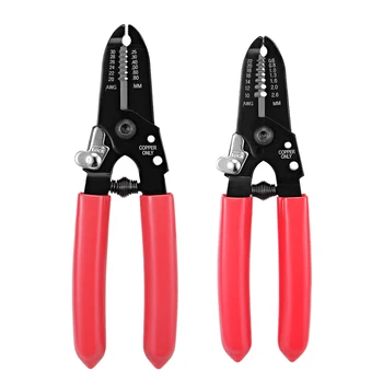 uxcell 1Pcs Wire Stripper Wire Stripping Tool for Copper and Aluminum Cables From 10-30 AWG High Carbon Steel TPR+PP 5 sizes
uxcell 1Pcs Wire Stripper Wire Stripping Tool for Copper and Aluminum Cables From 10-30 AWG High Carbon Steel TPR+PP 5 sizes