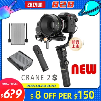 Zhiyun Crane 2S 3-Axis Handheld Gimbal Stabilizer Bluetooth 5.0 for Canon Sony Nikon DSLR Camera Crane2S VS DJI Ronin S
Zhiyun Crane 2S 3-Axis Handheld Gimbal Stabilizer Bluetooth 5.0 for Canon Sony Nikon DSLR Camera Crane2S VS DJI Ronin S