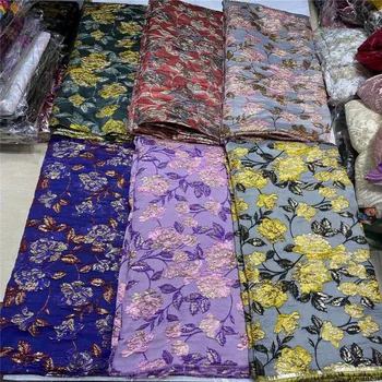 Multicolor Lace Fabric Brocade Jacquard Best Quality Bridal Brocade Fabric African Lace Fabric for Wedding Evening Dress
Multicolor Lace Fabric Brocade Jacquard Best Quality Bridal Brocade Fabric African Lace Fabric for Wedding Evening Dress