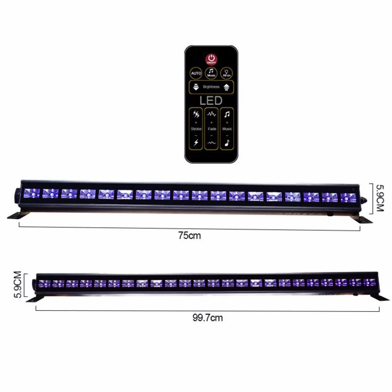4PCS/lot UV DMX Stage Light 18W 27W 36W AC100-240V LED Bar Laser Projection Wall Washer Effect Christmas Party Disco DJ Lamp
4PCS/lot UV DMX Stage Light 18W 27W 36W AC100-240V LED Bar Laser Projection Wall Washer Effect Christmas Party Disco DJ Lamp