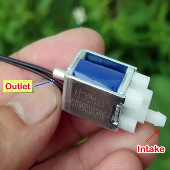 DC 3V-5V Mini N/O Normally Open Electric Control Solenoid Valve 1-position 2-way Vent Exhaust for Gas Air Pump Sphygmomanometer
DC 3V-5V Mini N/O Normally Open Electric Control Solenoid Valve 1-position 2-way Vent Exhaust for Gas Air Pump Sphygmomanometer