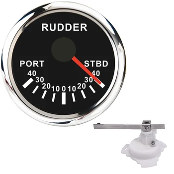 52mm Rudder Angle Indicator Gauge 0-190 ohm Sail boat Rudder Angle Meter With Mating Sensor Red Backlight 12V 24V
52mm Rudder Angle Indicator Gauge 0-190 ohm Sail boat Rudder Angle Meter With Mating Sensor Red Backlight 12V 24V
