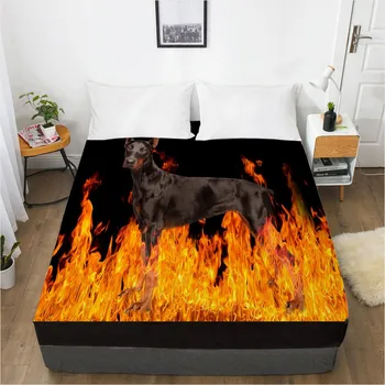 3D Fitted Sheet Bed Mattress Fitted Cover Custom Design Bed Linens Sheets Bedsheet Black 200x220 Animal Cat Dog Pet Pattern
3D Fitted Sheet Bed Mattress Fitted Cover Custom Design Bed Linens Sheets Bedsheet Black 200x220 Animal Cat Dog Pet Pattern