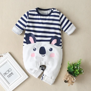 2020 New Newborn Clothes Rompers Baby Boys Girls Long-Sleeved Bear Printed Striped Casual Cotton One-piece Jumpsuit for 0-24M
2020 New Newborn Clothes Rompers Baby Boys Girls Long-Sleeved Bear Printed Striped Casual Cotton One-piece Jumpsuit for 0-24M