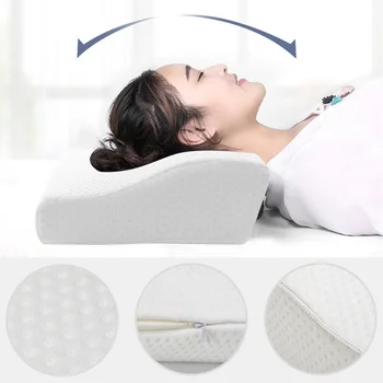 50*30CM Orthopedic Pillow Slow Rebound Memory Foam Butterfly Shaped Pillow Health Cervical Neck Memory Foam Bed For Protect Neck
50*30CM Orthopedic Pillow Slow Rebound Memory Foam Butterfly Shaped Pillow Health Cervical Neck Memory Foam Bed For Protect Neck