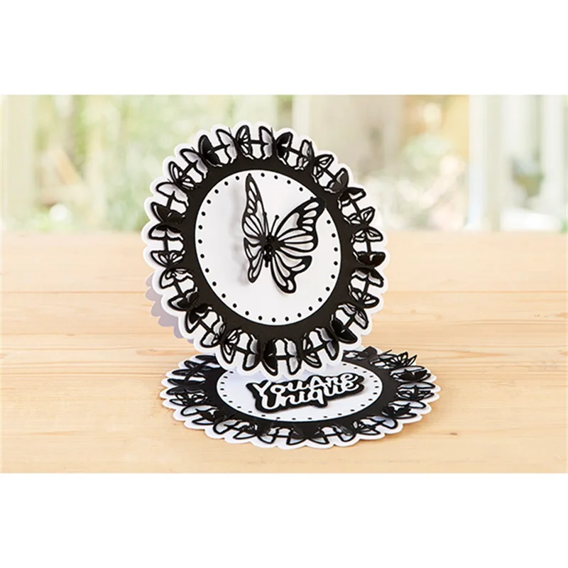 You Are Unique Circle Butterfly Frame Metal Cutting Dies for DIY Scrapbooking Embossing Paper Cards Making Crafts 2019 New Dies
You Are Unique Circle Butterfly Frame Metal Cutting Dies for DIY Scrapbooking Embossing Paper Cards Making Crafts 2019 New Dies