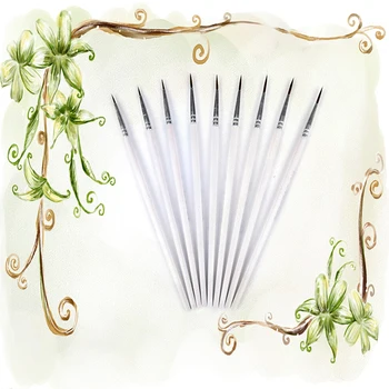 10Pcs White Fine Hand-painted Thin Hook Line Pen Drawing Art Pens Paint Brush 
10Pcs White Fine Hand-painted Thin Hook Line Pen Drawing Art Pens Paint Brush
