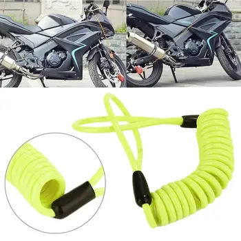 150cm Bike Scooter Motorcycle Motorbike Disc Lock Reminder Coil Cable Bicycle Security Spring Reminder Cable Yellow TXTB1 
150cm Bike Scooter Motorcycle Motorbike Disc Lock Reminder Coil Cable Bicycle Security Spring Reminder Cable Yellow TXTB1