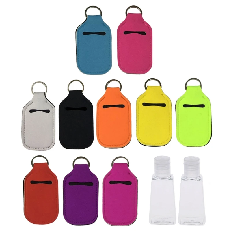 Empty Travel Size Bottle Hand Sanitizer Bottle Holder Refillable 30ML Bottles Reusable Bottles with Keychain Carriers
Empty Travel Size Bottle Hand Sanitizer Bottle Holder Refillable 30ML Bottles Reusable Bottles with Keychain Carriers