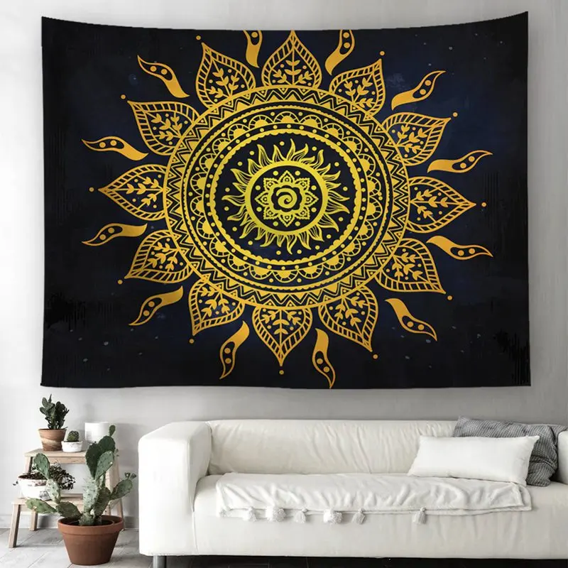Bohemian Style Tapestry Classic Sun Theme Wall Hanging Tapestry Polyester Fabric Printed Wall Decor Beach Towel Bedspread
Bohemian Style Tapestry Classic Sun Theme Wall Hanging Tapestry Polyester Fabric Printed Wall Decor Beach Towel Bedspread