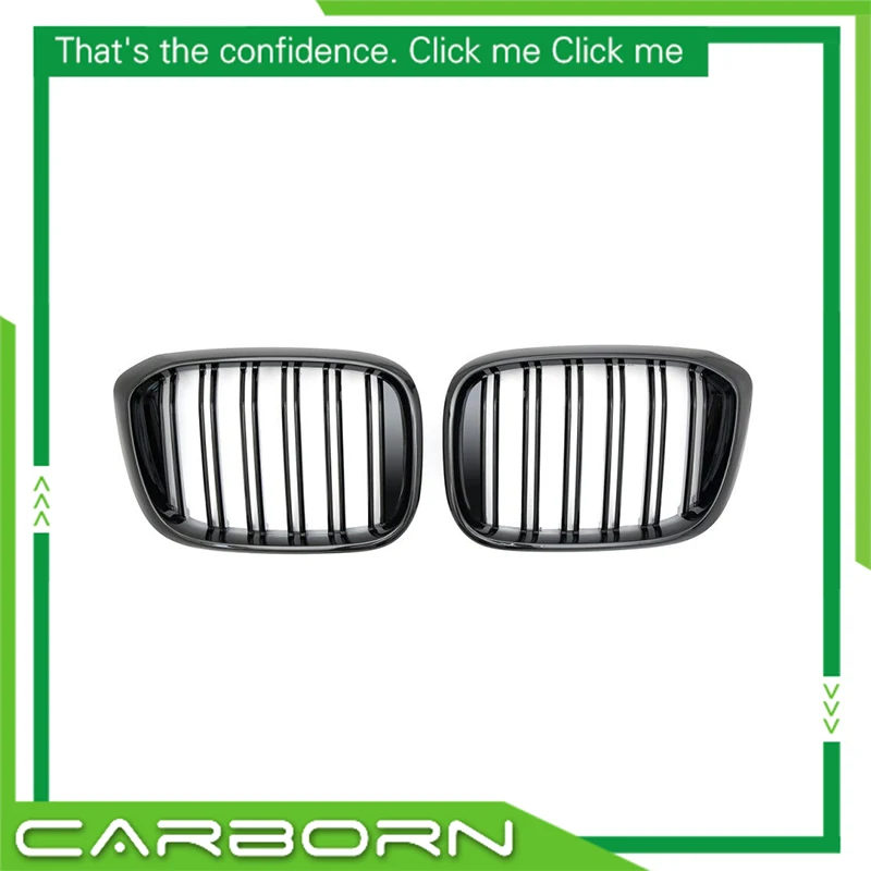 2018-2021 For BMW X3 G01 X4 G02 Grill Replacement Type ABS Plastic Double Slats Performance Front Bumper Kidney Grille Overlay
2018-2021 For BMW X3 G01 X4 G02 Grill Replacement Type ABS Plastic Double Slats Performance Front Bumper Kidney Grille Overlay