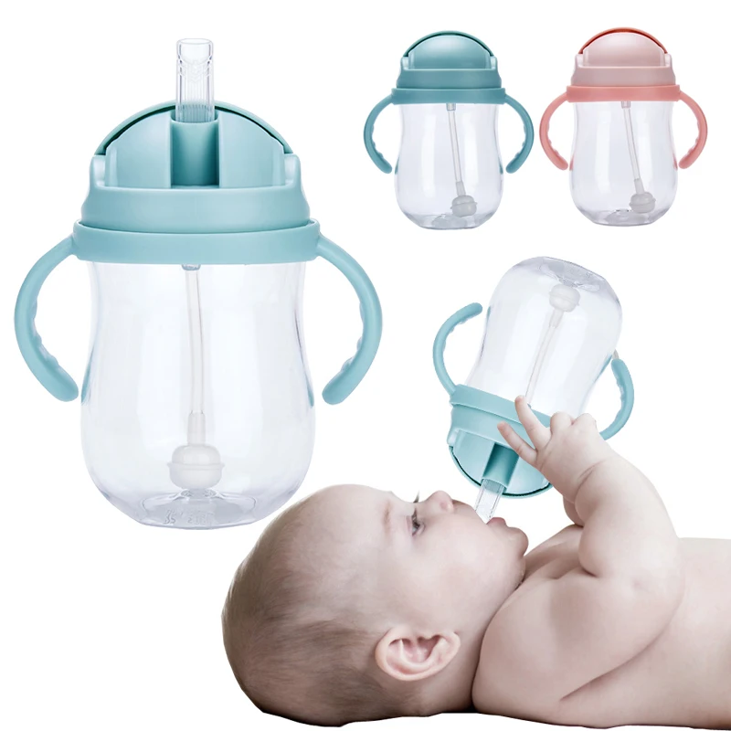300ml Baby Feeding Water Drink Straw Water Bottle Sippy Cup with Handle Learning Drinking cup Milk Bottles
300ml Baby Feeding Water Drink Straw Water Bottle Sippy Cup with Handle Learning Drinking cup Milk Bottles