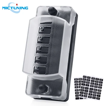 MICTUNING 6 Way Blade Fuse Holder Box Auto Block Case with Screw Nut Terminal for 12-32V Car Truck Vehicle Marine Boat Motorhome
MICTUNING 6 Way Blade Fuse Holder Box Auto Block Case with Screw Nut Terminal for 12-32V Car Truck Vehicle Marine Boat Motorhome