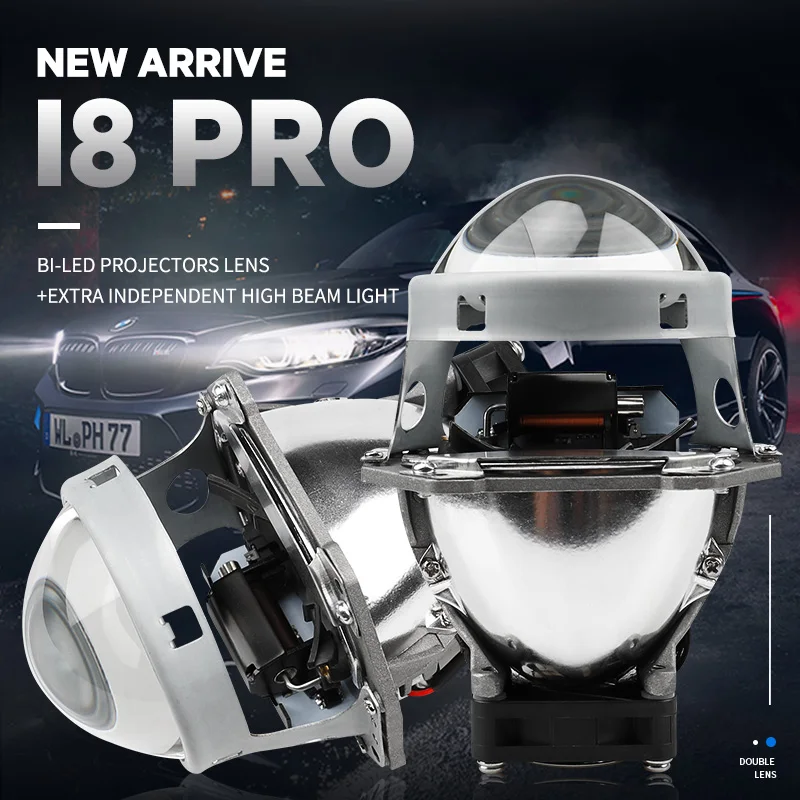 AUTOKI Новый I8 Pro 80W Hella G5 ограничитель Bi-led proejctors lens для модификации автомобильных фар