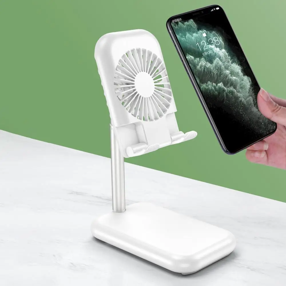 2020 Metal Desktop Tablet Holder USB small fan cooling mobile phone bracket Foldable Desk Mobile Phone Holder Stand Adjustable
2020 Metal Desktop Tablet Holder USB small fan cooling mobile phone bracket Foldable Desk Mobile Phone Holder Stand Adjustable