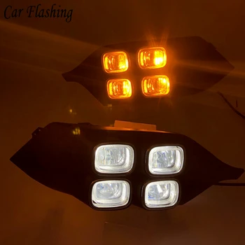 2Pcs Car LED light For Mitsubishi Pajero Sport 2016 2017 2018 2019 Daytime Running Light DRL Lamp with yellow signal fog lamp
2Pcs Car LED light For Mitsubishi Pajero Sport 2016 2017 2018 2019 Daytime Running Light DRL Lamp with yellow signal fog lamp