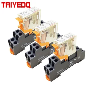 Machine Relay Coil General DPDT Micro Mini Electromagnetic Relay Switch with Socket Base AC 220V DC 12V 24V 220V 5/8Pins
Machine Relay Coil General DPDT Micro Mini Electromagnetic Relay Switch with Socket Base AC 220V DC 12V 24V 220V 5/8Pins