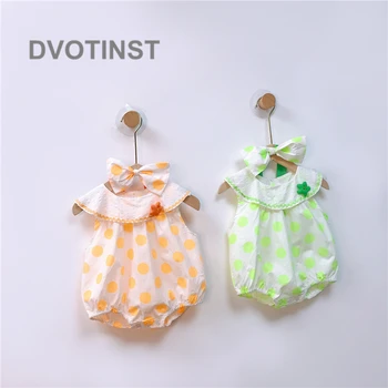 Dvotinst Newborn Baby Girls Clothes Sleeveless Forescent Ploka Dot Bow-knot Bodysuits+Headwear Outfits Toddler Jumpsuit Costume
Dvotinst Newborn Baby Girls Clothes Sleeveless Forescent Ploka Dot Bow-knot Bodysuits+Headwear Outfits Toddler Jumpsuit Costume