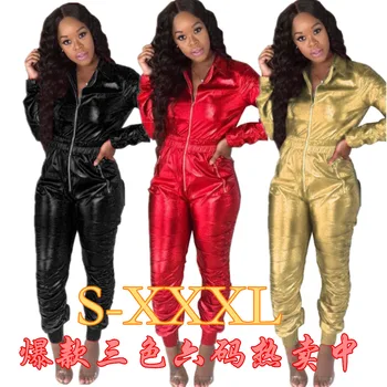 Women's suit new style sexy women's solid color zipper pocket Jumpsuit in autumn and winter
Women's suit new style sexy women's solid color zipper pocket Jumpsuit in autumn and winter