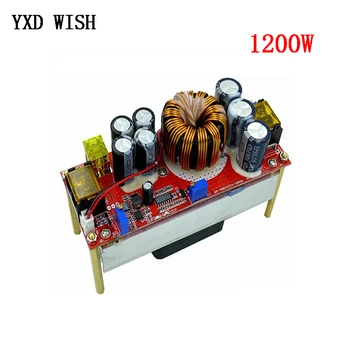 High Power 1200W 20A Voltage Converter Boost Constant Current Module Step UP Adjustable Power Supply Module IN 8-60V OUT 12-83V
High Power 1200W 20A Voltage Converter Boost Constant Current Module Step UP Adjustable Power Supply Module IN 8-60V OUT 12-83V