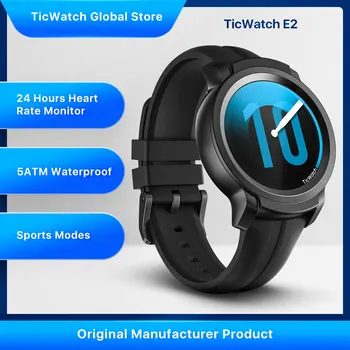 TicWatch E2 Wear OS Bluetooth Smart Watch for Men with GPS iOS& Android compatible 5ATM Waterproof Long Battery life 
TicWatch E2 Wear OS Bluetooth Smart Watch for Men with GPS iOS& Android compatible 5ATM Waterproof Long Battery life